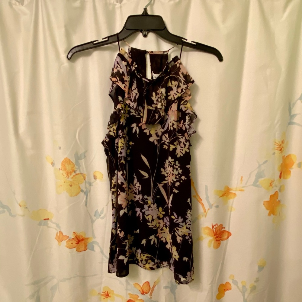 Calvin Klein Ruffle Halter Top - Picture 4 of 13